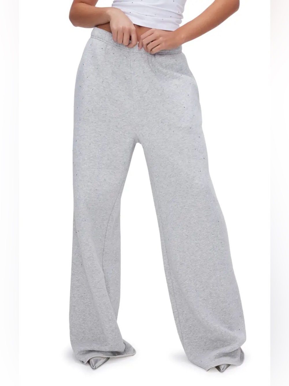 GOOD AMERICAN Wide Leg Sweats